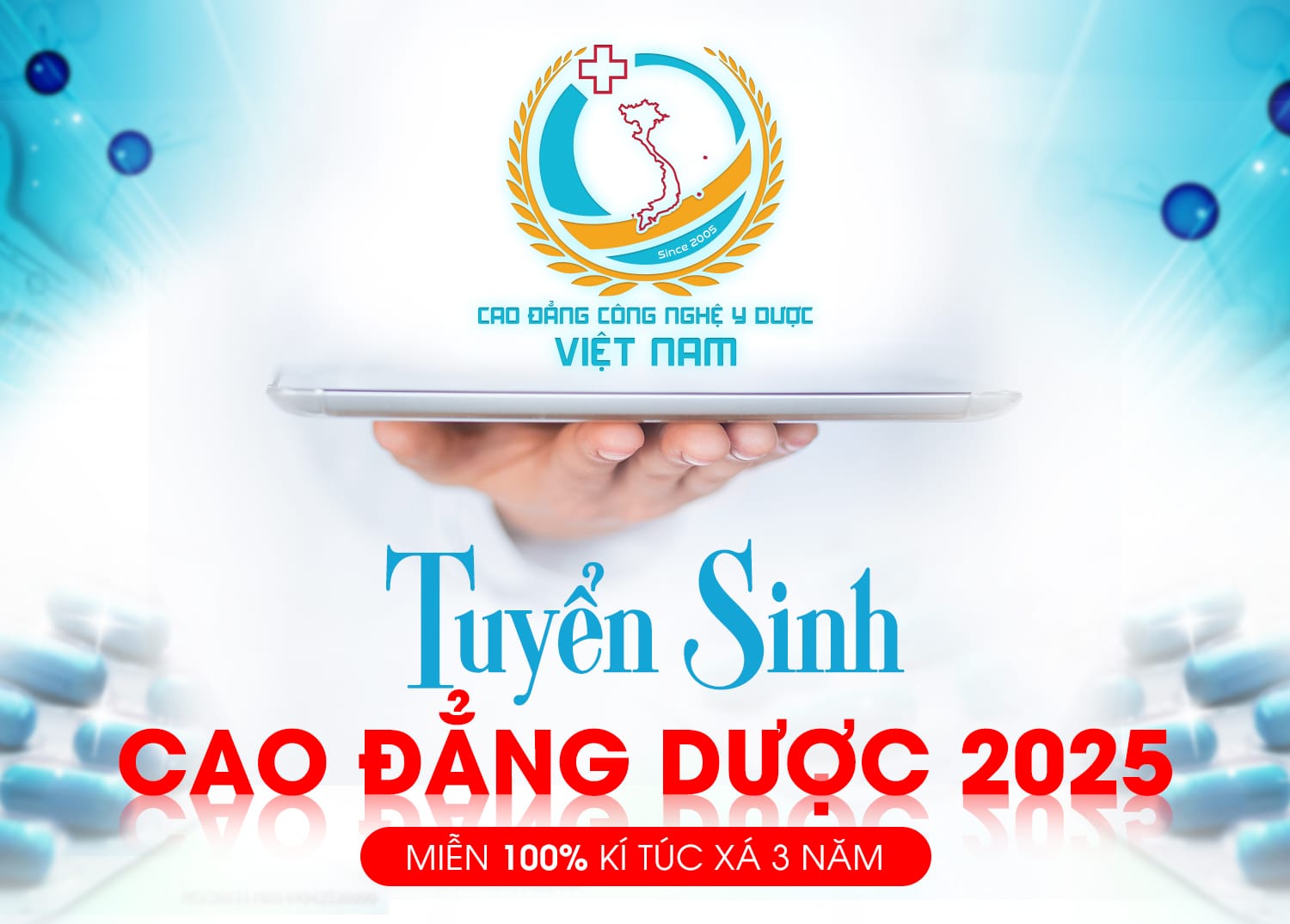 Tuyển sinh Cao đẳng Dược Cần Thơ – Trường Cao đẳng Công Nghệ Y - Dược Việt Nam 2025